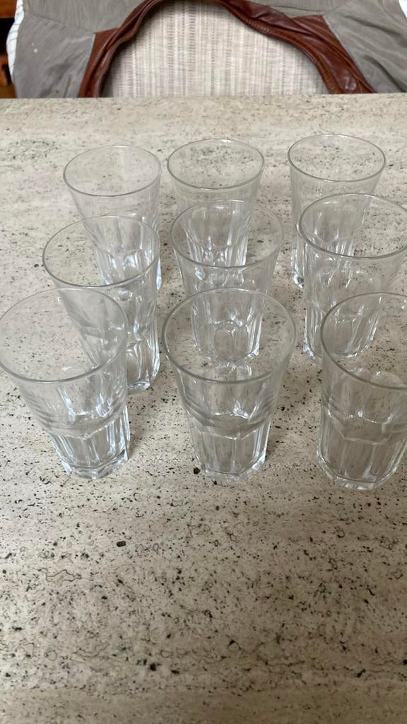 9 kleine glaasjes 8 cm Verrines shot shooter, Zo goed als nieuw