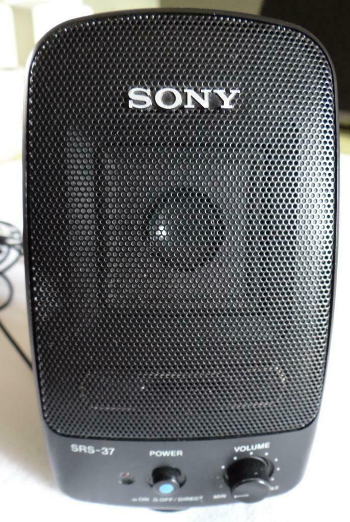 Mini haut-parleurs Sony SRS-37, TV, Hi-fi & Vidéo, Enceintes, Moins de 60 watts, Enlèvement ou Envoi, Utilisé, Autres types
