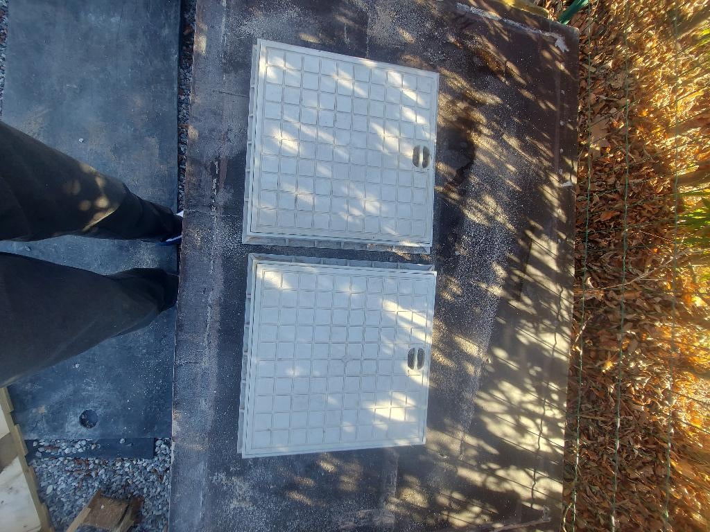 pvc deksels 40/40 versterkt, Doe-het-zelf en Bouw, Ophalen, Gebruikt