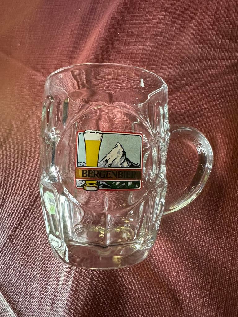 Uniek bierglas BERGENBIER, Enlèvement ou Envoi, Comme neuf