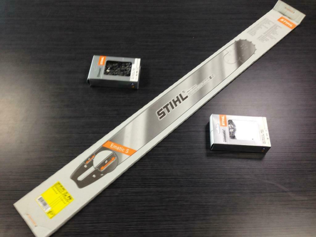 stihl zaagblad 90cm + 2 kettingen nieuw!!!, Nieuw