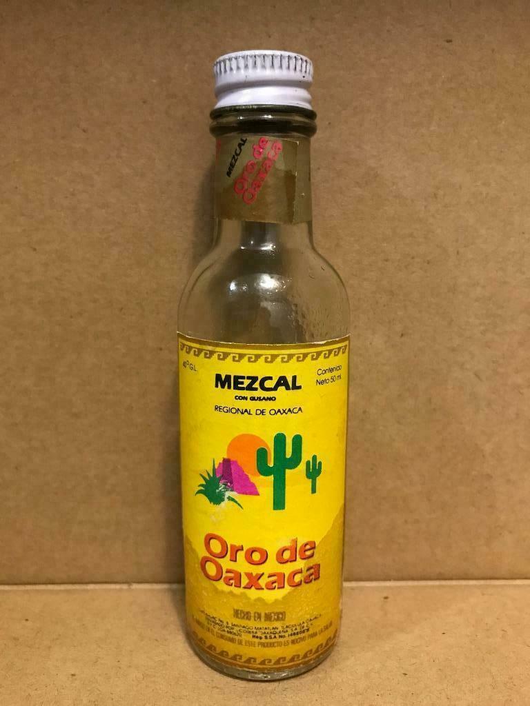 Oro De Oaxaca - Mignonnette d'alcool - 50 ml - 40 -, Enlèvement ou Envoi, Utilisé, Autres régions, Autres types