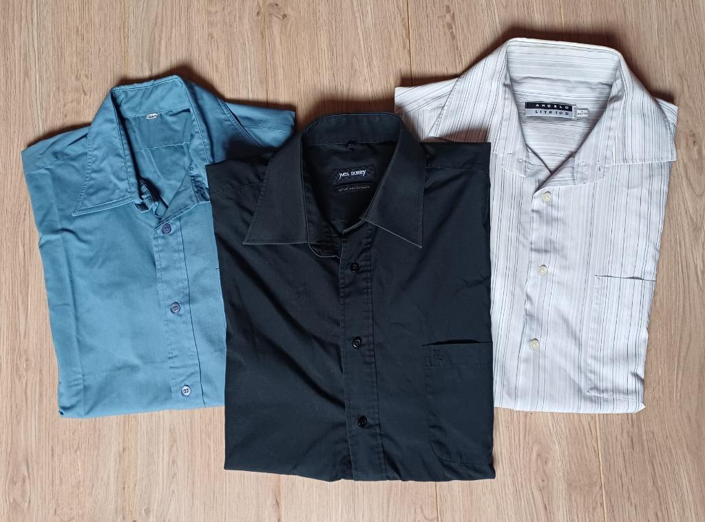 Lot de 3 chemises homme taille L (41/42), Ophalen of Verzenden, Gedragen, Halswijdte 41/42 (L)