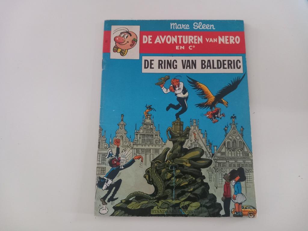 Strip comic Nero De ring van Balderic Marc Sleen, Boeken, Stripverhalen, Gelezen, Marc Sleen, Eén stripboek, Ophalen of Verzenden