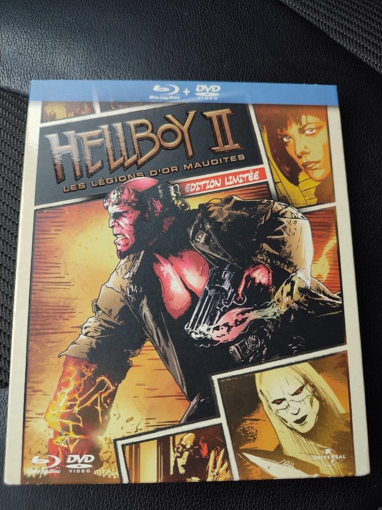 Hellboy II, Combo Blu ray +DVD, Les légions d'or maudites,, Enlèvement ou Envoi, Comme neuf