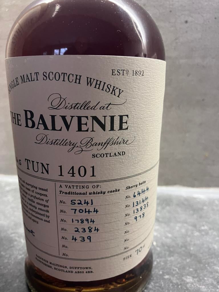 Balvenie tun 1401 batch 5 whisky, Ophalen, Nieuw, Overige typen