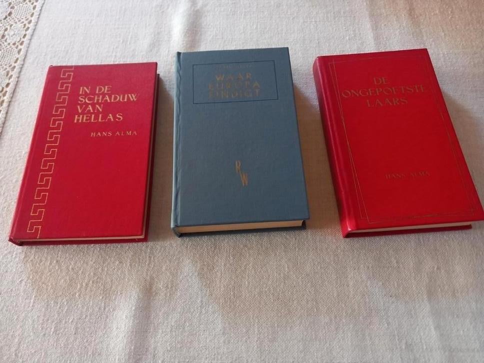 3 boeken van Hans Alma, Enlèvement ou Envoi, Europe