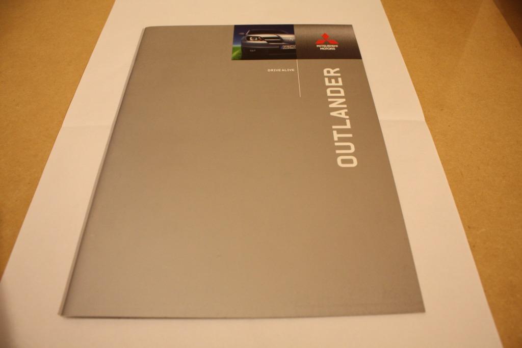 Mitsubishi Outlander brochure 2004, Ophalen of Verzenden, Nieuw, Folder
