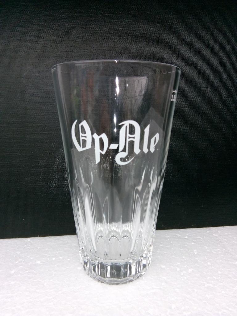 Oud OP-glas - ALE 33cl, Verzamelen, Biermerken, Ophalen of Verzenden, Gebruikt, Glas of Glazen, Overige merken