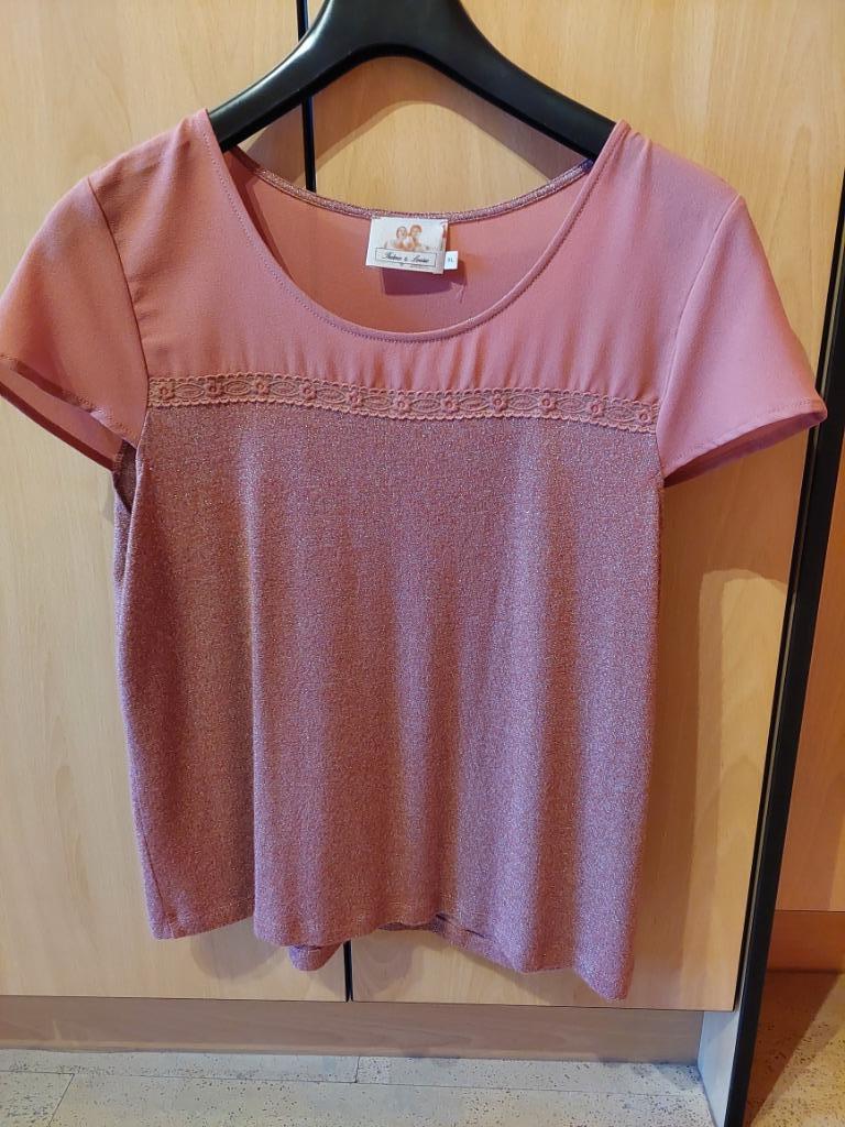 T shirt met korte mouwen - Thelma & Louise - XL, Ophalen of Verzenden, Gedragen, Overige maten, Roze