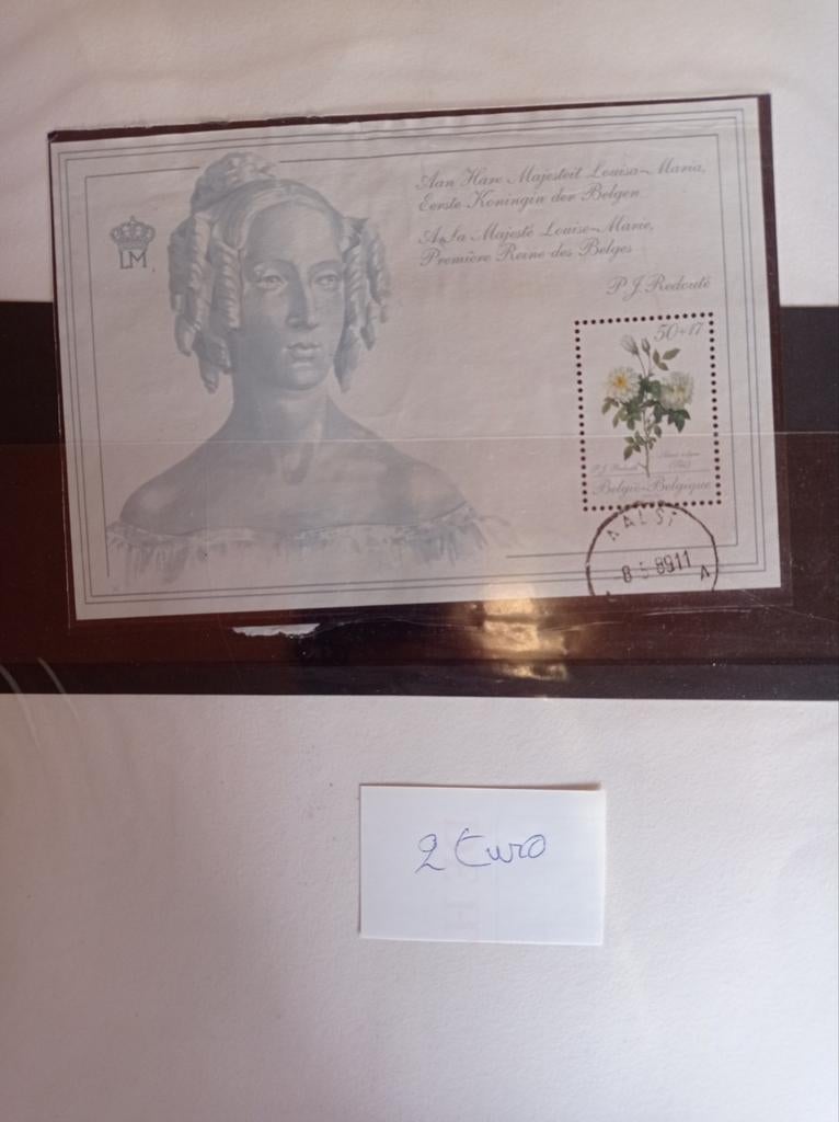 Postzegel Louisa-Marie, Ophalen