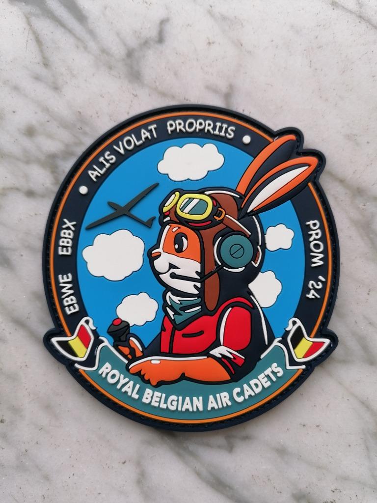 Royal Belgian Air Cadets Rubber Patch 2024, Collections, Enlèvement ou Envoi