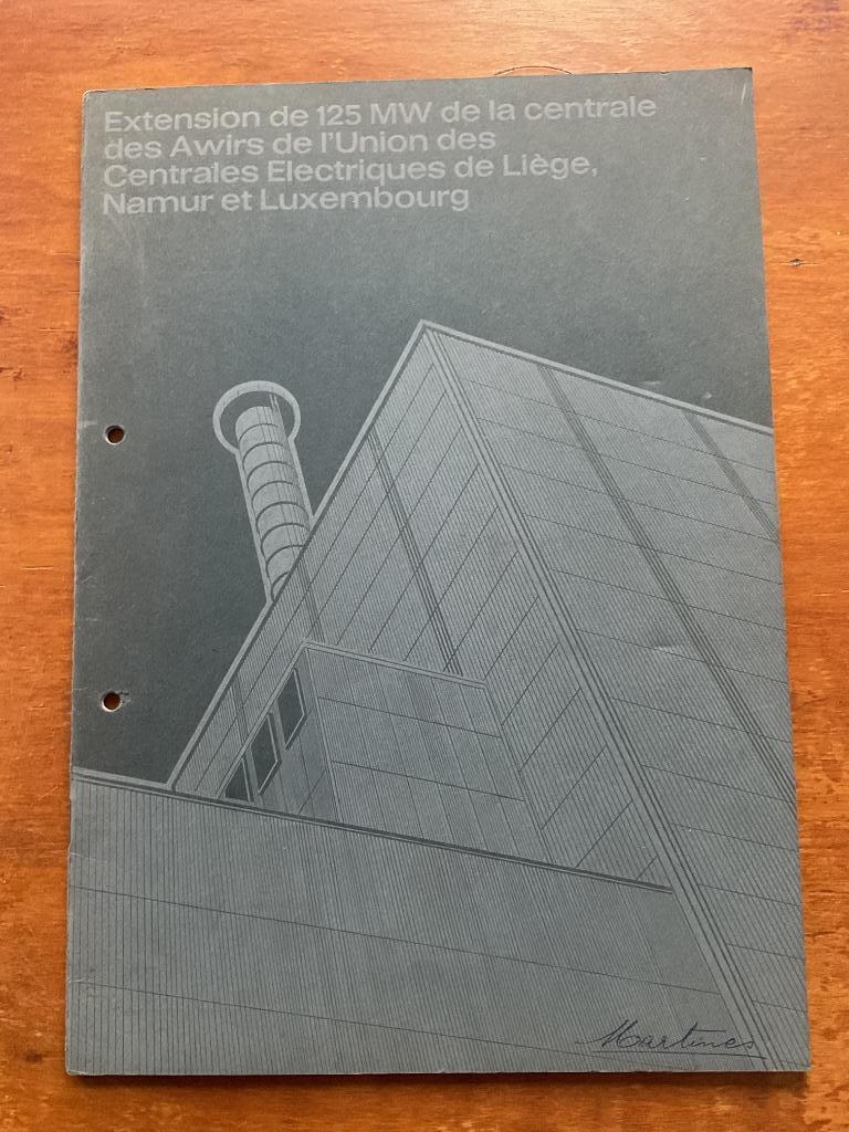 Fascicule «  Extension de la centrale des Awirs », Livres, Technique, Enlèvement, Utilisé, Génie mécanique