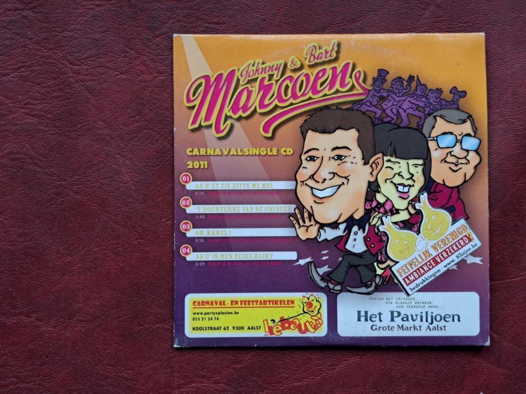 Carnaval aalst Johnny & bart marcoen carnavalsingle cd 2011, CD & DVD, CD | Néerlandophone, Enlèvement ou Envoi
