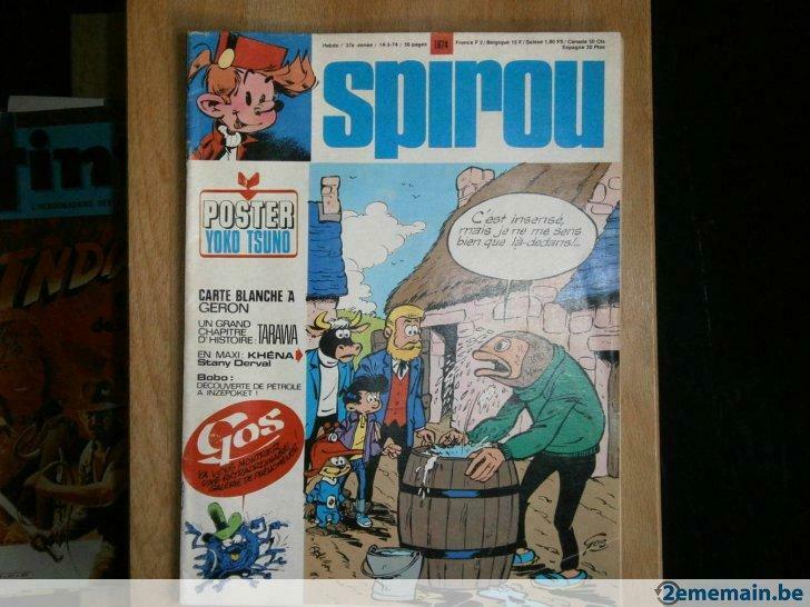 spirou magazine n° 1874 - 14 mars 1974, Envoi, Utilisé