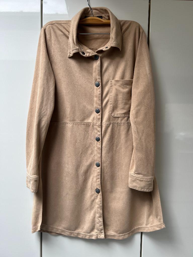Long chemisier beige In Vogue - Taille M *, In Vogue, Taille 38/40 (M), Enlèvement ou Envoi, Beige