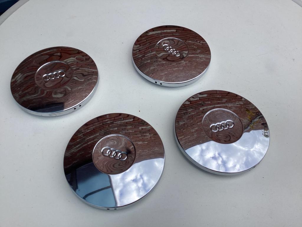 AUDI 50 80 oldtimer wieldeksels chroom wieldoppen, Ophalen of Verzenden, Zo goed als nieuw