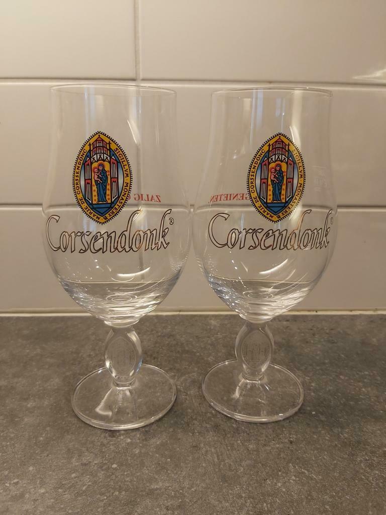 Set van 2 bierglazen "Corsendonk", Enlèvement ou Envoi, Neuf