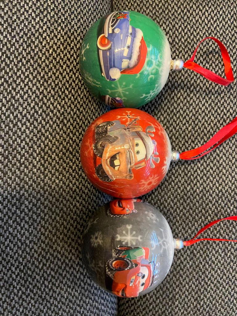 Cars kerstballen, Ophalen of Verzenden, Gebruikt