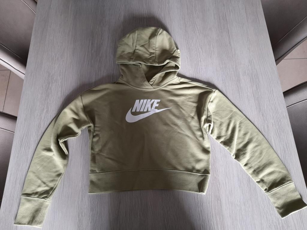 Kaki hoedie Nike 146, Kinderen en Baby's, Kinderkleding | Maat 146, NIKE, Meisje, Trui of Vest, Ophalen of Verzenden
