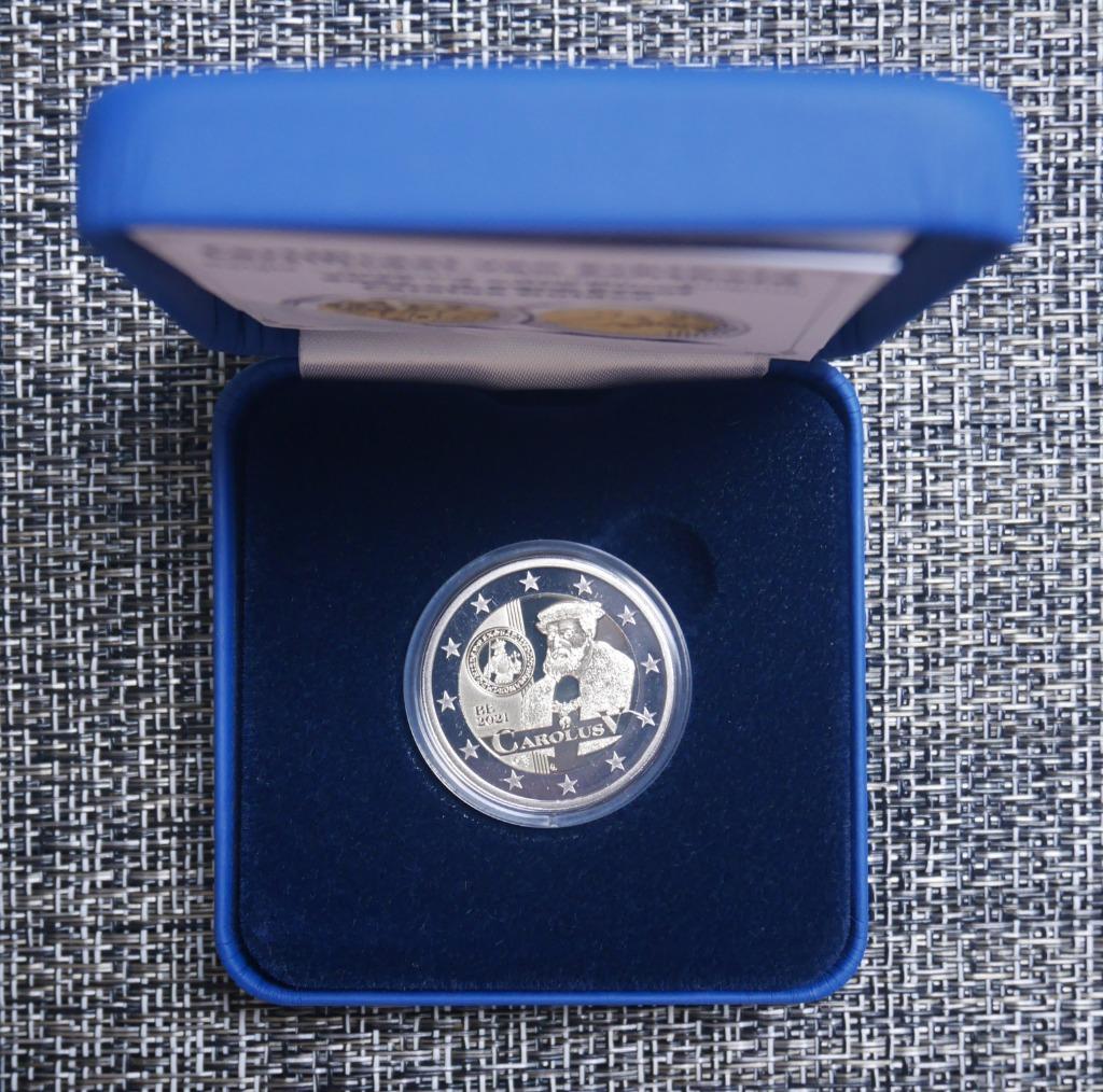 2 euro België 2021 BE 500 jaar Carolus V, Ophalen of Verzenden, België, 2 euro, Setje
