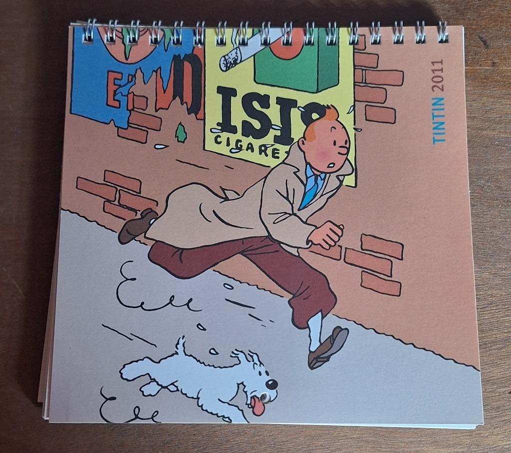 Calendrier 2011 Tintin, Enlèvement, Tintin, Neuf, Image, Affiche ou Autocollant