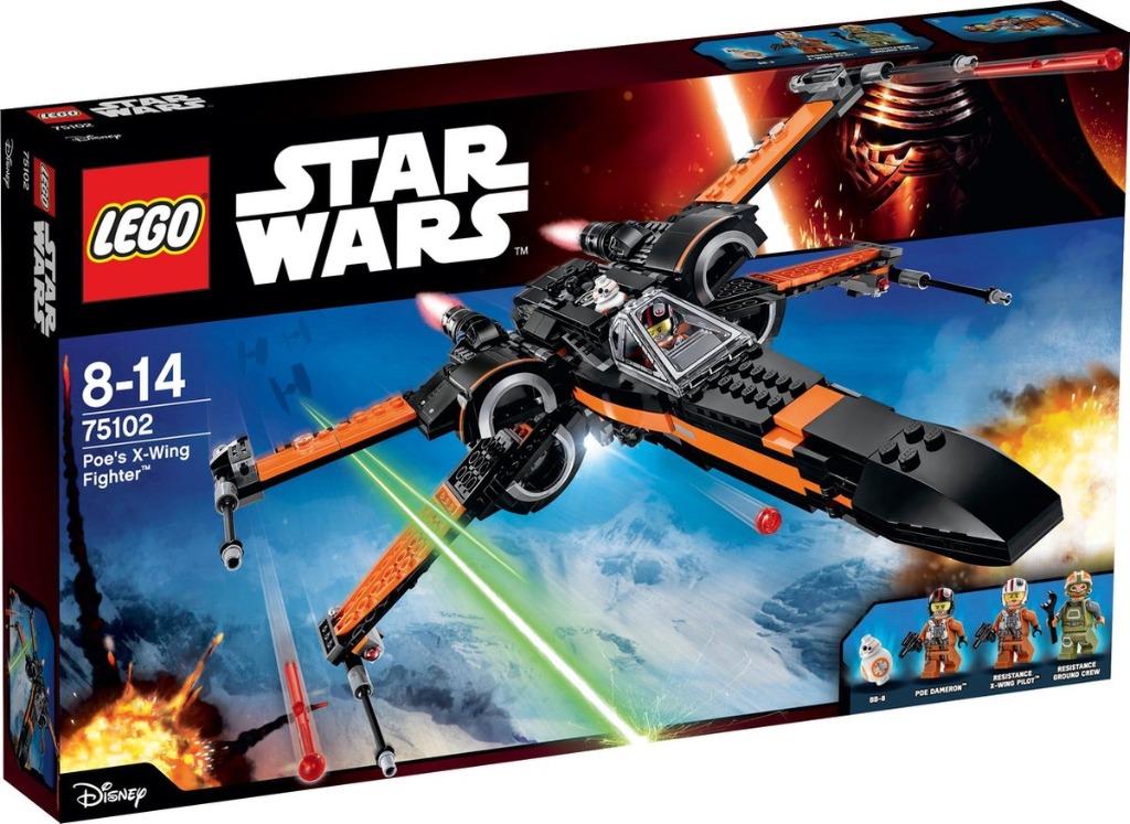 Lego 75102 Poe's X-Wing Fighter (2015), Ophalen of Verzenden, Nieuw, Complete set, Lego