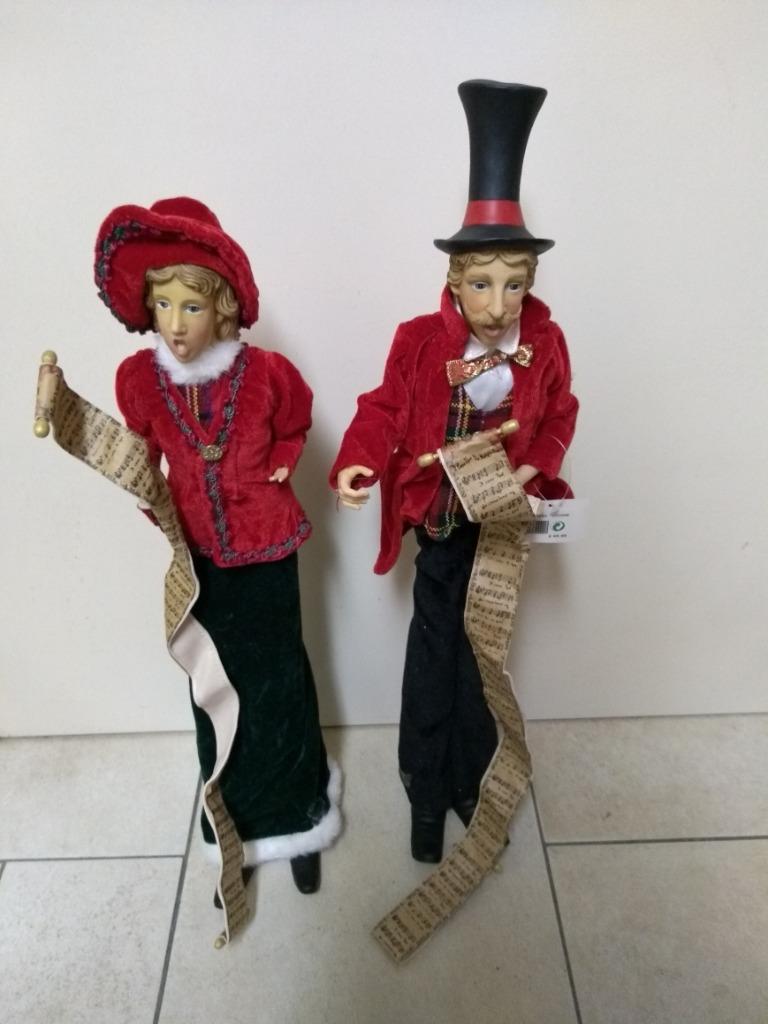 kerstman en kerstvrouw, Ophalen of Verzenden, Gebruikt