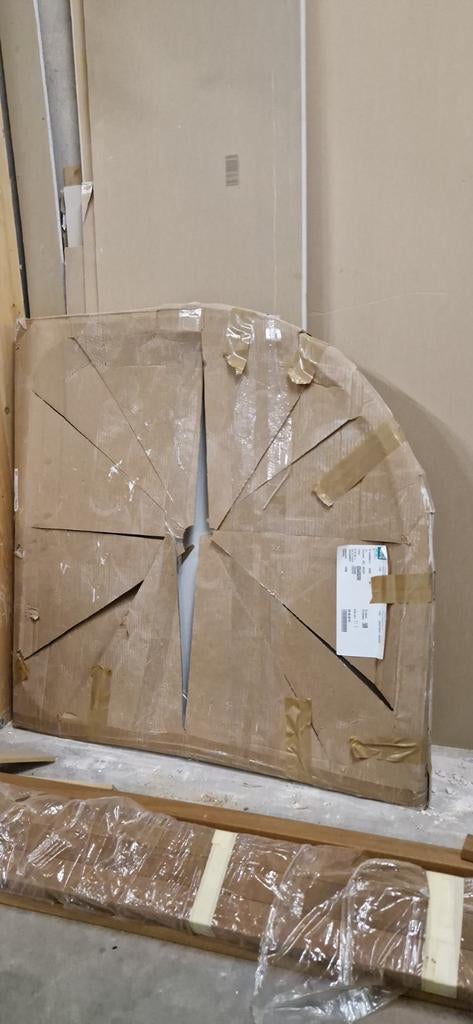 Receveur de douche quart de rond Duravit D-Code, Enlèvement