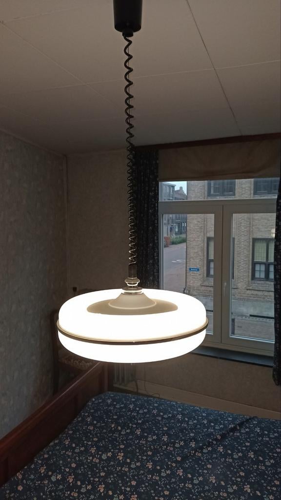 Vintage design plafondlamp., Ophalen, Gebruikt