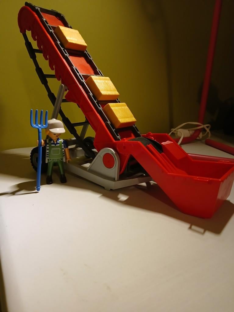 Transportband playmobil 6132, Kinderen en Baby's, Speelgoed | Playmobil, Ophalen, Gebruikt, Complete set