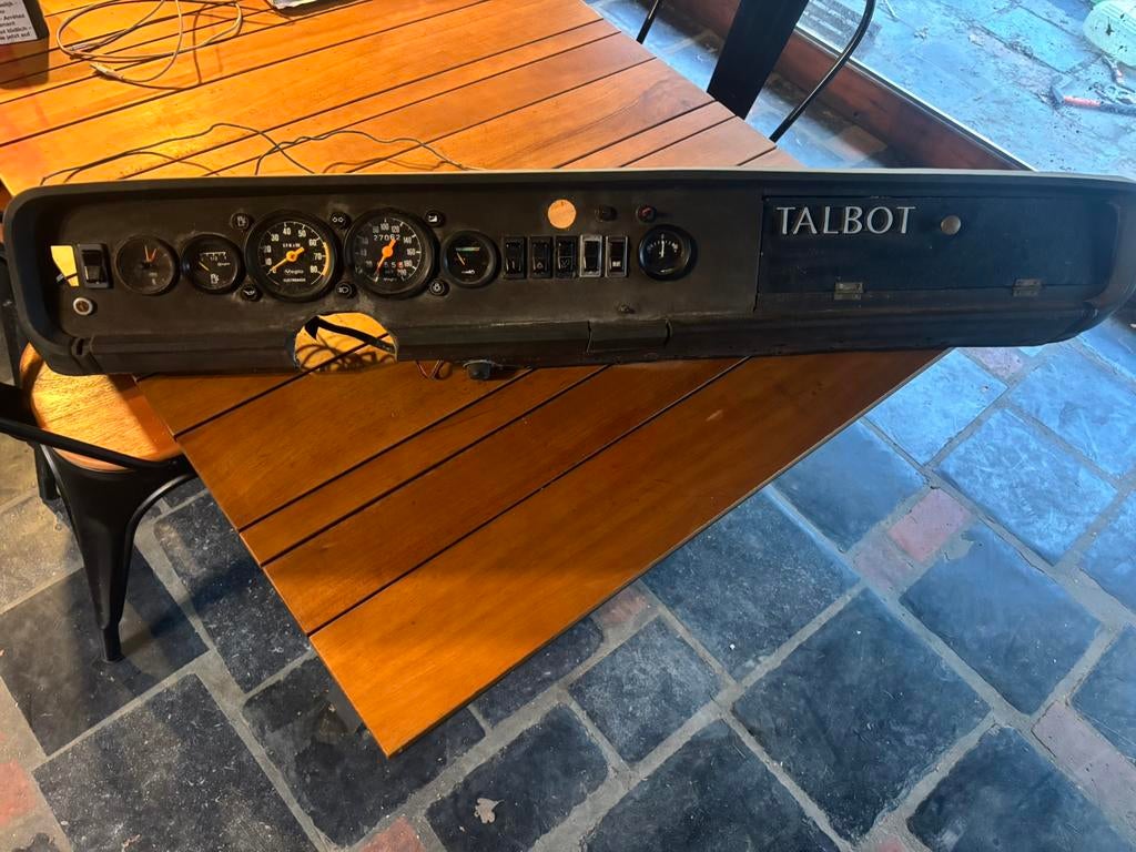 Tableau de bord talbo, Ophalen, Gebruikt