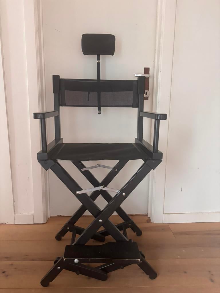 Visagie/ make up stoel Cantoni, Huis en Inrichting, Ophalen, Gebruikt, Zwart, Eén