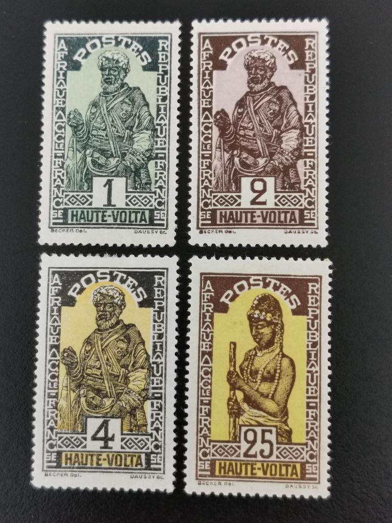 Haute Volta 1928 - Hausa volk *, Ophalen of Verzenden, Overige landen, Gestempeld