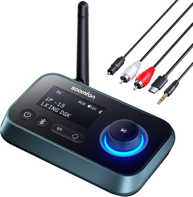 3-in-1 Bluetooth 5.0-audioadapter voor zender/ontvanger, Audio, Tv en Foto, Audiokabels en Televisiekabels, Ophalen, Nieuw, Overige kabels