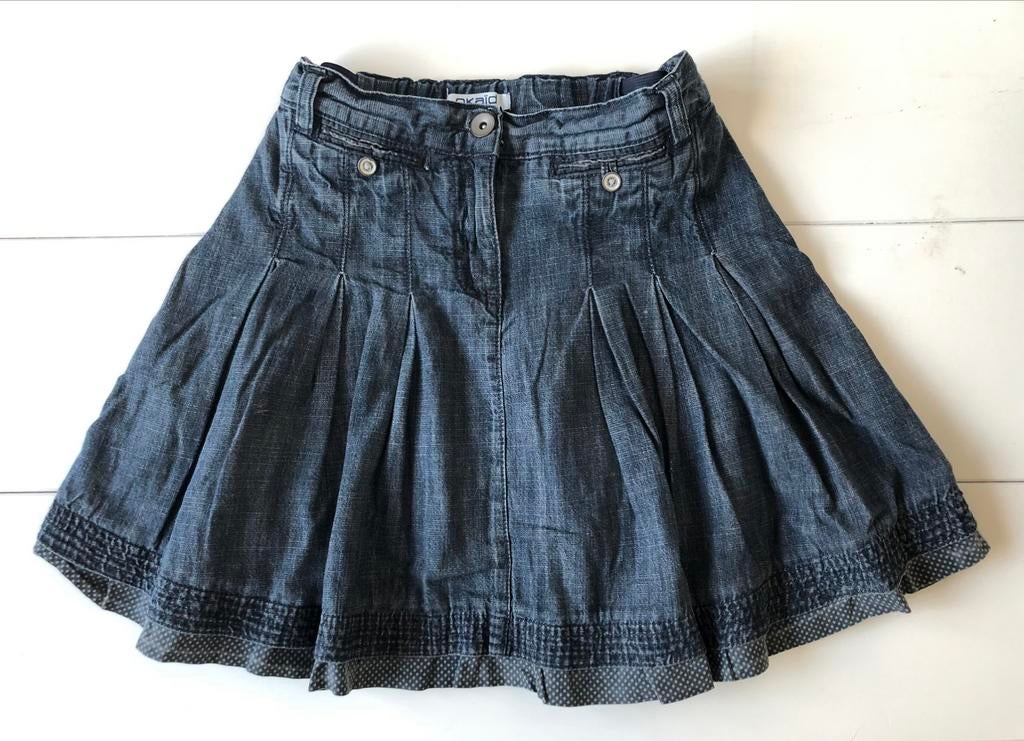 Jupe en jean bleue Okaïdi 6 m 116, Robe ou Jupe, Utilisé, Fille, Okaïdi