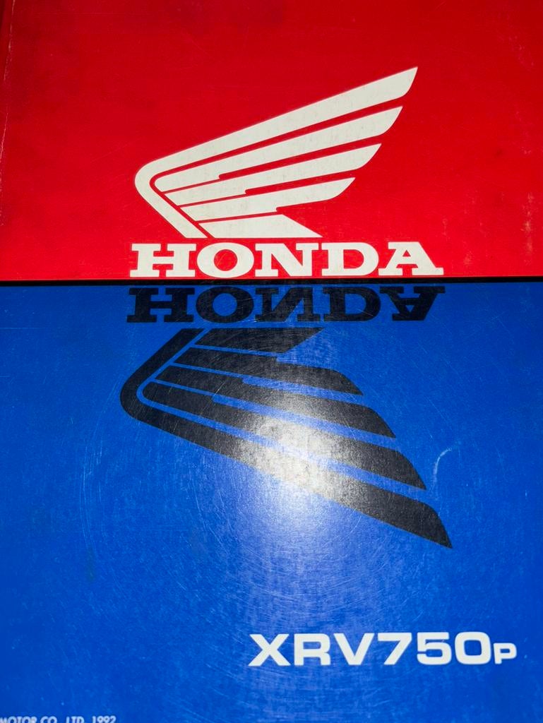 Workshopmanual Honda XRV750 1992- in frans, Ophalen of Verzenden, Honda
