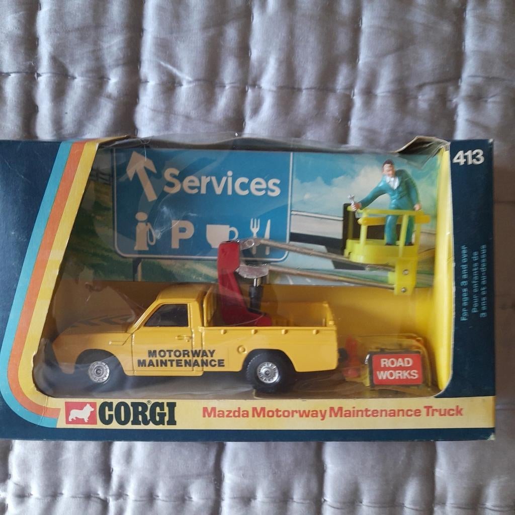 CORGI N 413 : ENSEMBLE CAMION D'ENTRETIEN DES AUTOROUTE, Hobby & Loisirs créatifs, Enlèvement, Neuf, Bus ou Camion, Corgi