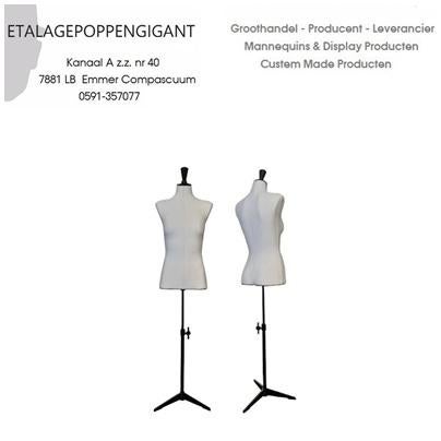Exclusieve Miniatuur Paspop/Buste - Halve Schaal Paspop EPG, Ophalen of Verzenden, Nieuw, Paspop