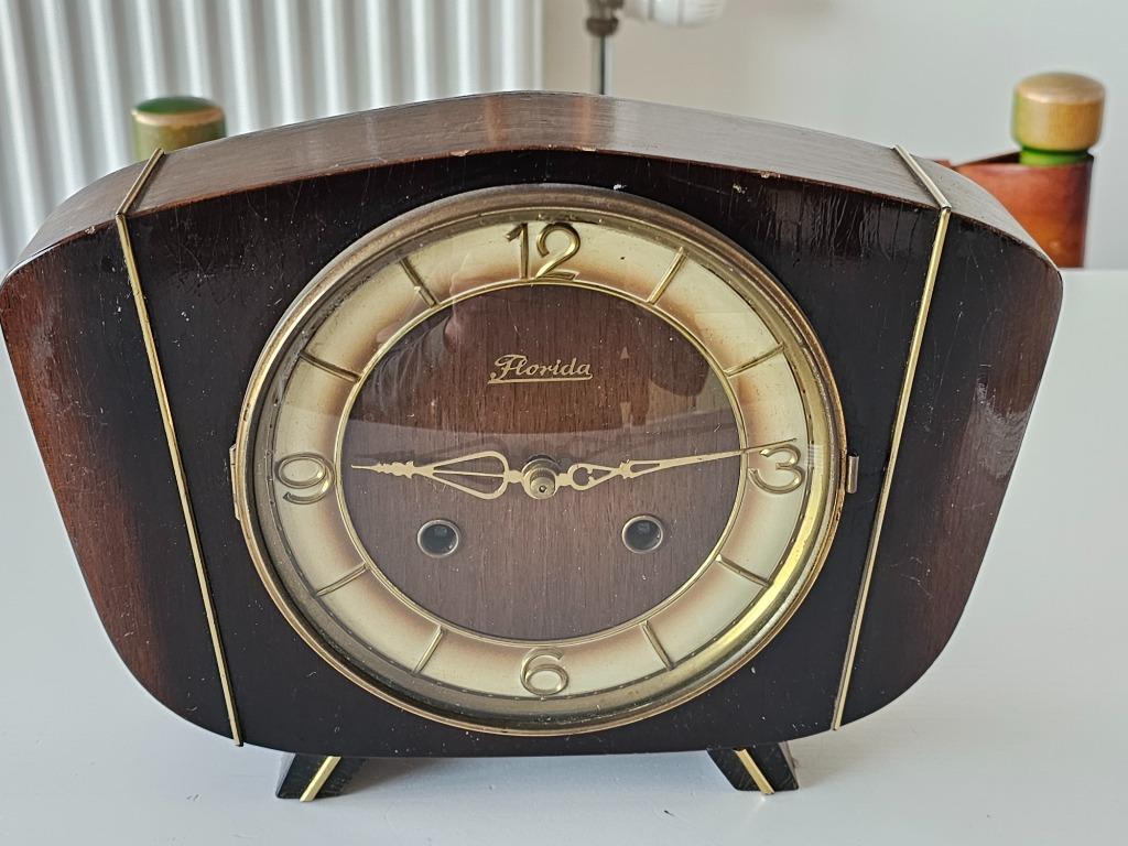 Art deco klokje florida, Ophalen of Verzenden