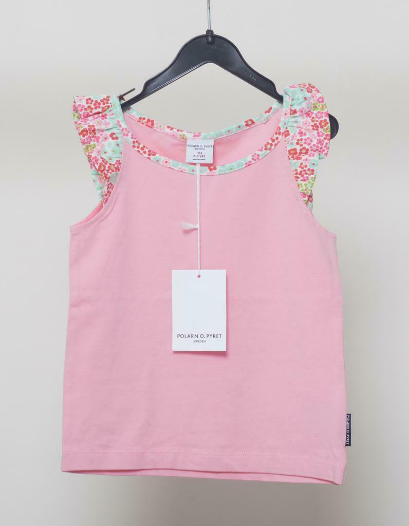 NEUF T-shirt rose sans manche polarn O.pyret 3 ans, Neuf, Fille