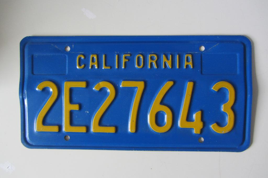 Plaques d'immatriculation - Californie - USA, Enlèvement ou Envoi, Utilisé, Voitures