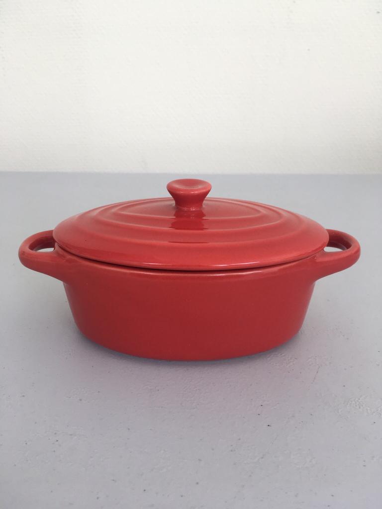 Potje porselein L 12 cm., Enlèvement