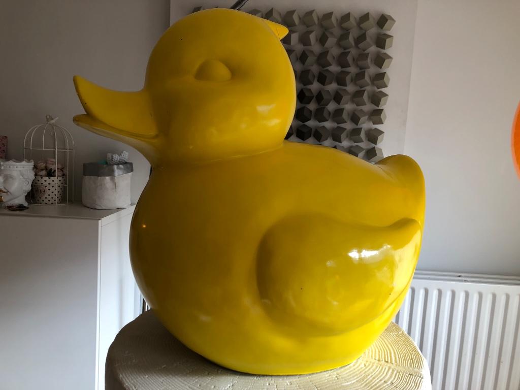 Statue Canard jaune décoration Design - tirelire XL :, Antiek en Kunst, Ophalen of Verzenden