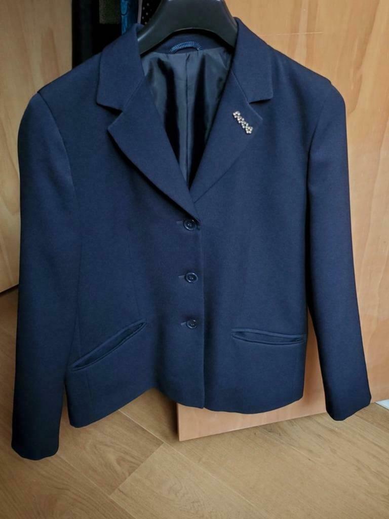 Veste blazer été CANDA bleu foncé broche 42, Canda, Enlèvement ou Envoi, Porté, Bleu