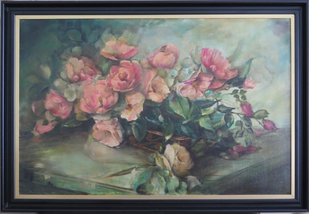 SCHILDERIJEN 'Bloemen', Antiek en Kunst, Kunst | Schilderijen | Klassiek, Ophalen