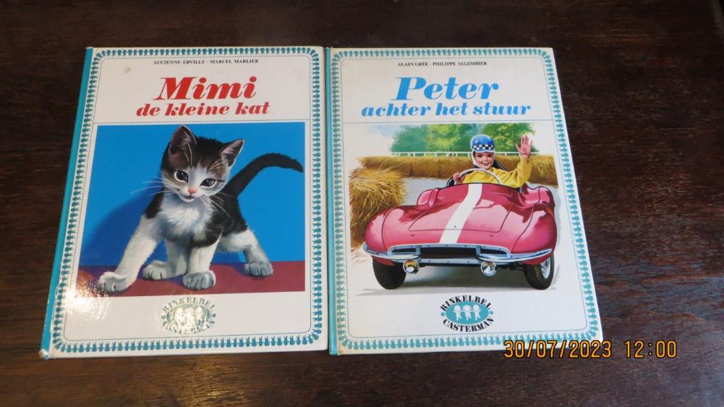 RINKELBEL -CASTERMAN jeugdboeken PETER ( 1966)en MIMI(1968, Boeken, Kinderboeken | Jeugd | onder 10 jaar, Zo goed als nieuw, Fictie algemeen