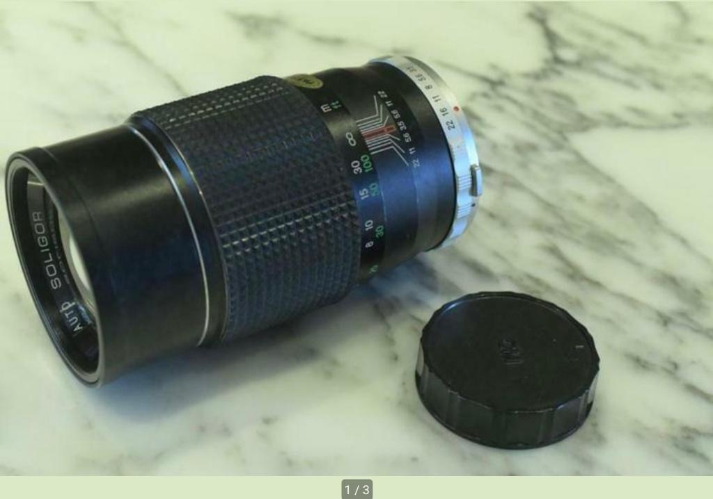 Olympus OM Soligor 200 mm/f/3,5, Collections, Appareils photo & Matériel cinématographique, Lentille ou Lentilles, 1980 à nos jours