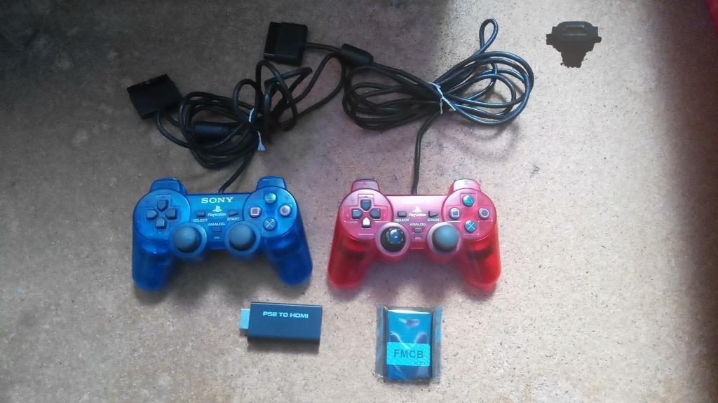 lot manette playstation 2 sony ps2 hdmi adaptateur fmcb, Consoles de jeu & Jeux vidéo, Consoles de jeu | Sony Consoles | Accessoires