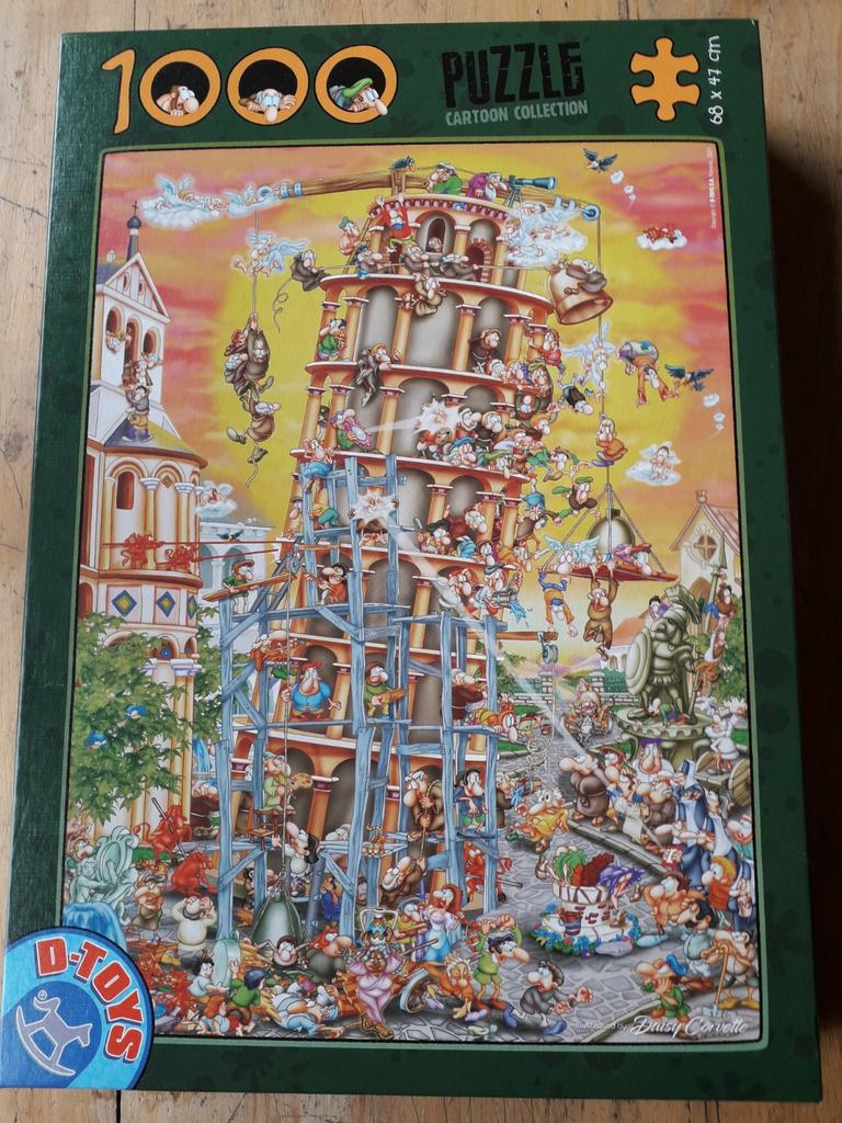 Puzzel D-Toys Cartoon Collection / 1000 stukjes, Ophalen, 500 t/m 1500 stukjes, Zo goed als nieuw, Legpuzzel